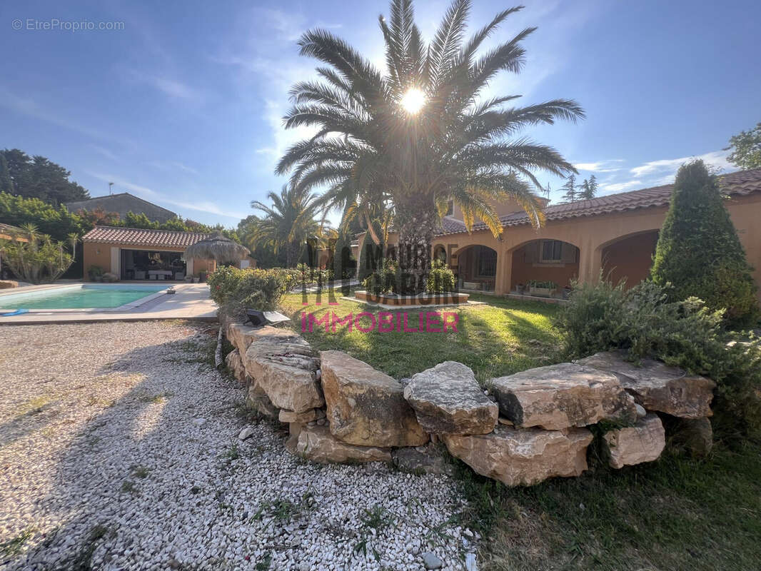 grande maison avec grand terrain, piscine et annexe - Maison à CHATEAURENARD