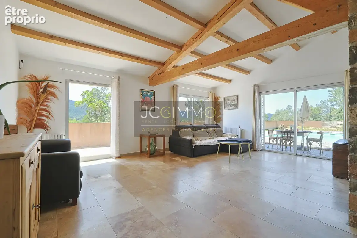 Villa plain-pied 138m2 hab + Terrain 1450m2 + Piscine + Vue dégagée - photo 3