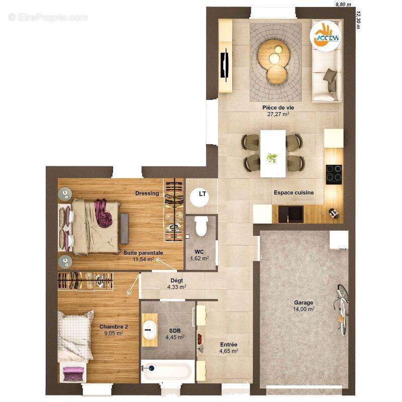 Maison à PLESTAN
