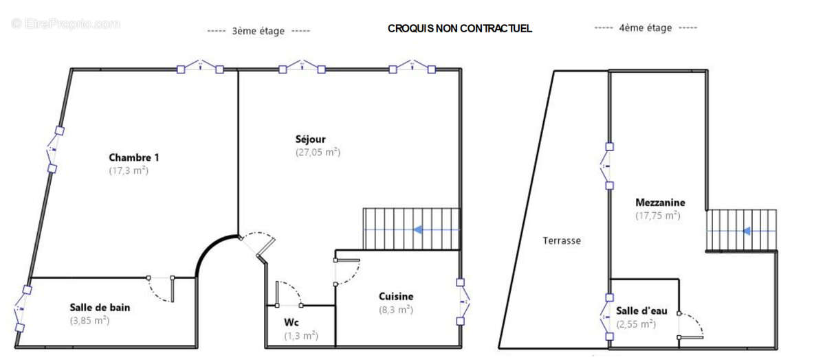 Appartement à COURBEVOIE
