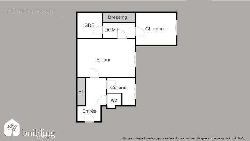 Levallois-Perret Edith de Villepin - Appartement 2 pièces avec parking de 49 m² - photo 3