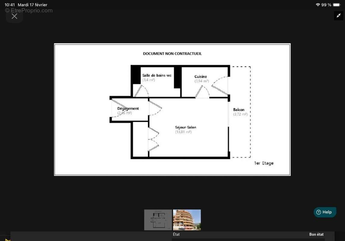 Appartement à MENTON