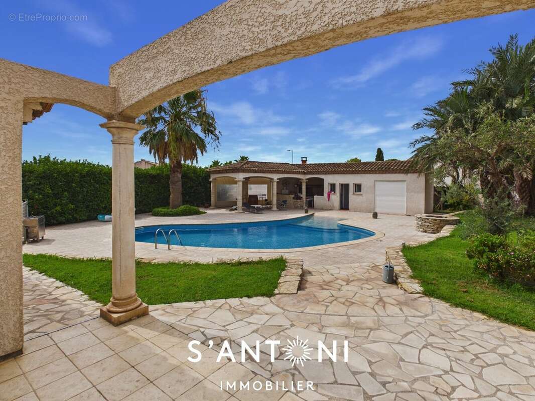 MARSEILLAN - maison de plain-pied avec piscine - photo 14