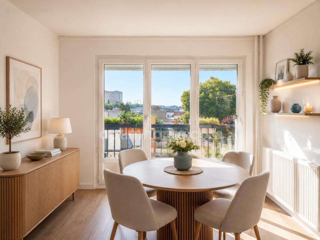 94140 - alfortville - appartement - 2 chambres - lumineux - calme - ascenseur - cave - vue seine - proximité commodités - photo 2