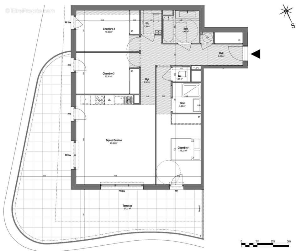 Appartement à VILLENEUVE-LOUBET