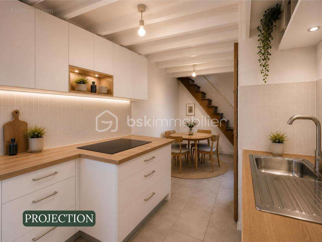 Maison en pierre face a la mer - 40.78m² - charme - barneville 50270 - photo 16