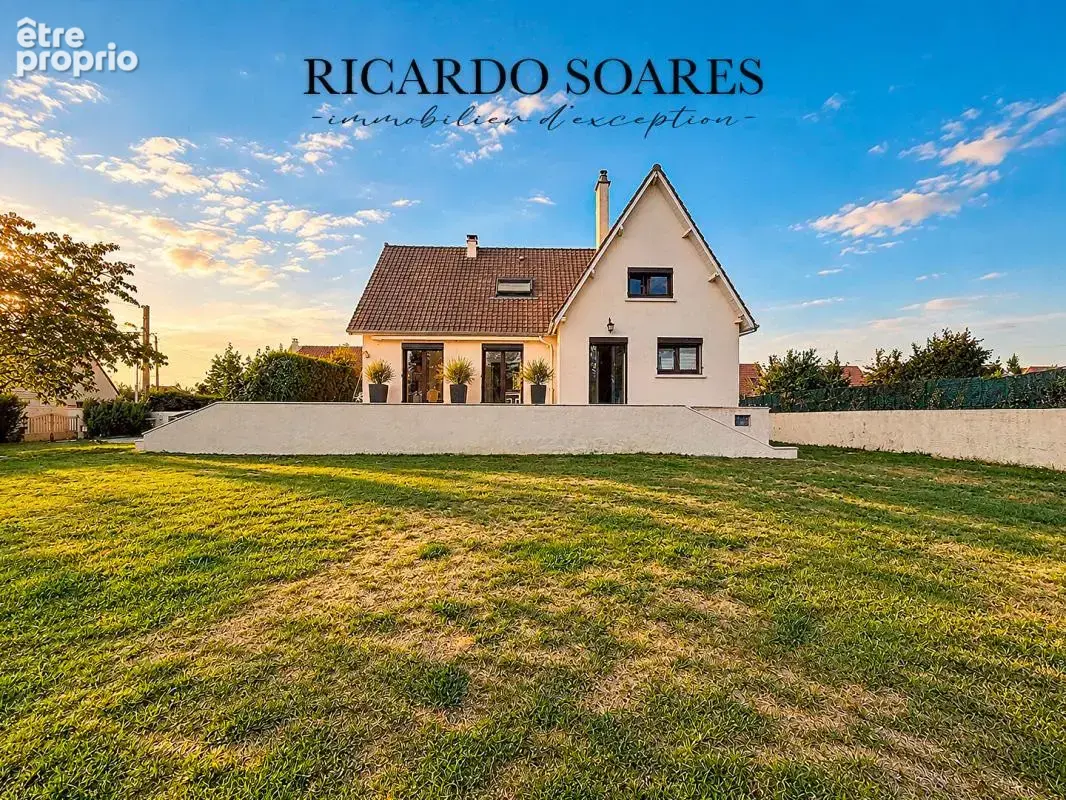 Pont-sainte maxence (sarron) 60700 - vue sur l'oise / maison familiale 163 m2 au sol / sous-sol total / 5 chambres / terrain 112 - photo 1