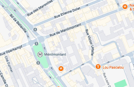 localisation 
 - Appartement à PARIS-20E