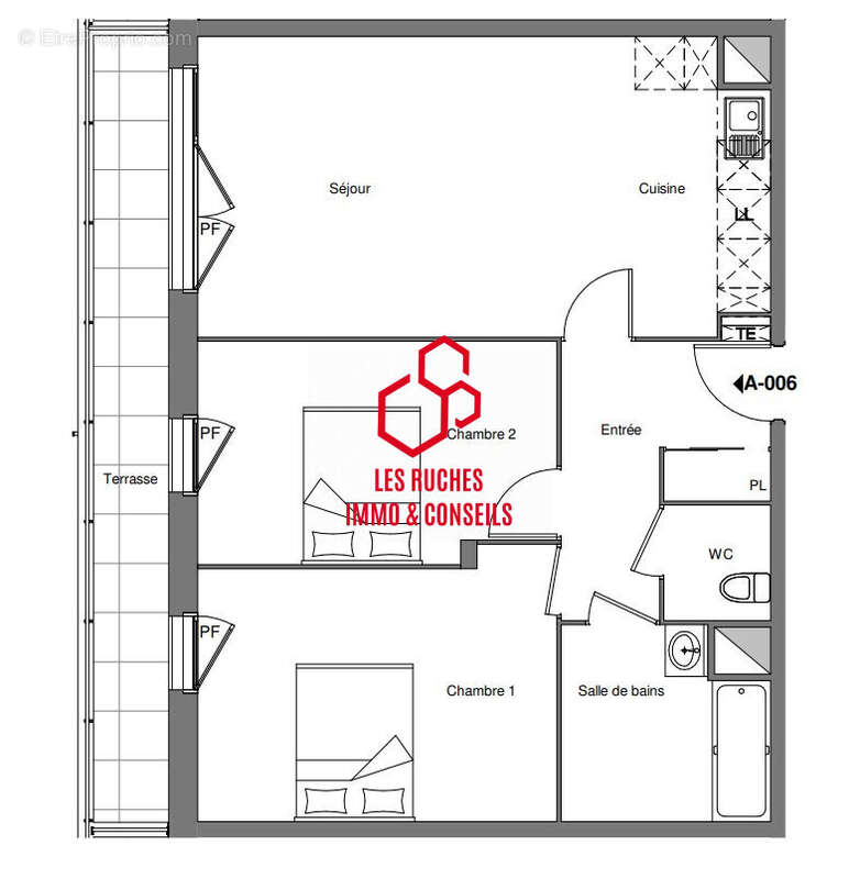 Appartement 64 m² à Louvres  - photo 3