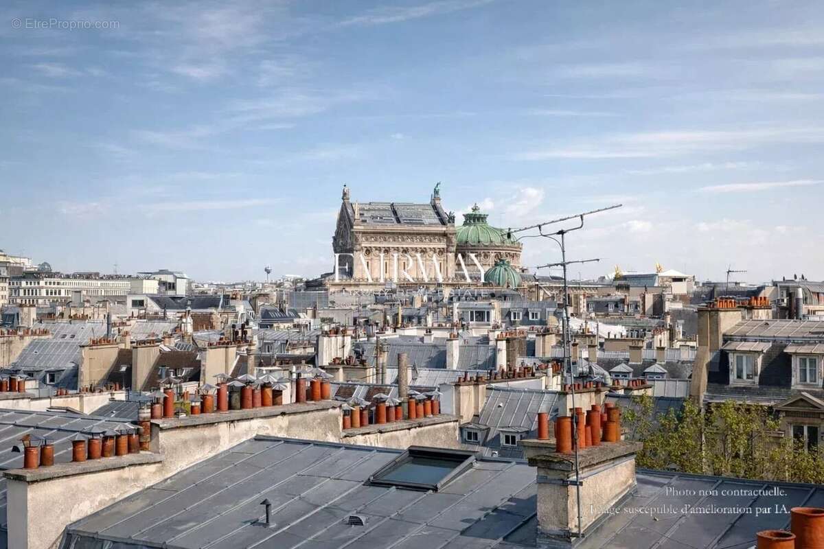 Duplex 165 m² derniers étages Madeleine Paris 8 vue panoramique rénové haut de gamme - photo 2