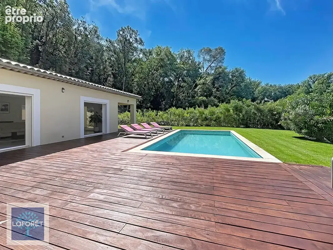 Roquefort-les-pins - superbe villa contemporaine au calme absolu - photo 2