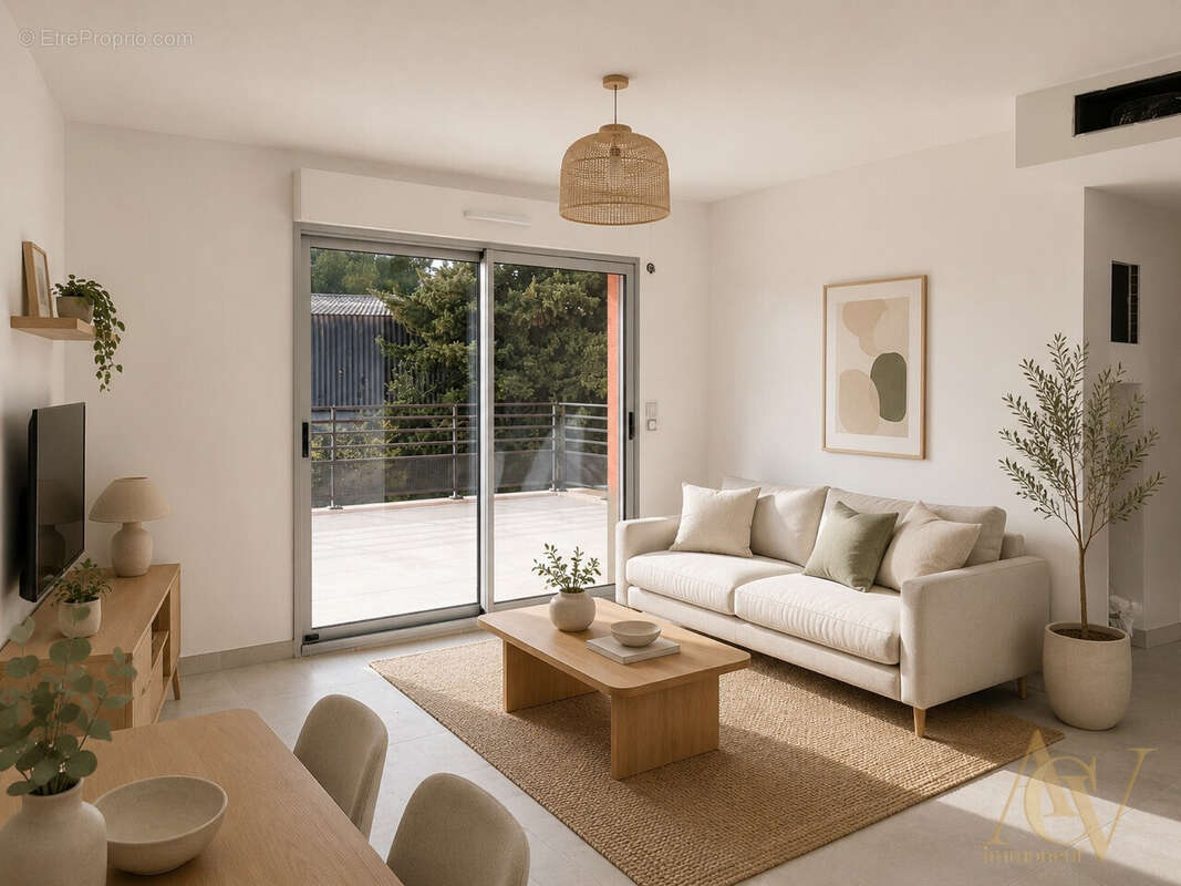 Magnifique 2 pièces dernier étage Golfe Juan 2 - Appartement à VALLAURIS