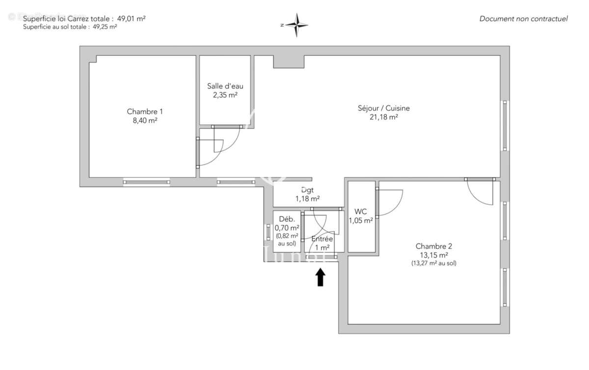 Appartement à PARIS-18E