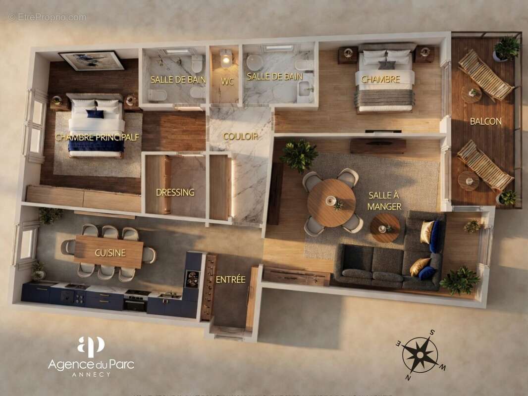 Appartement à ANNECY-LE-VIEUX