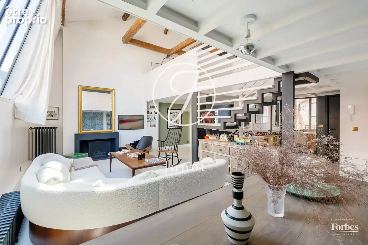 Paris 18e - MONTMARTRE / CAULAINCOURT - Atelier d'artiste - 88,26m² au sol - 77,55m² Carrez - 2 chambres - Dernier étage - photo 6