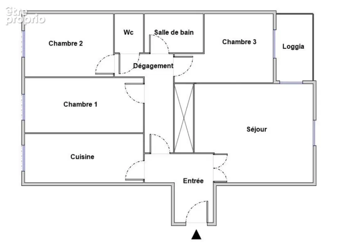 Appartement 4 pièces Villeurbanne Grand Clément 80.43 m2 - photo 7