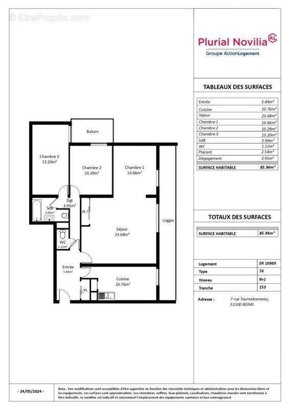 Appartement à REIMS