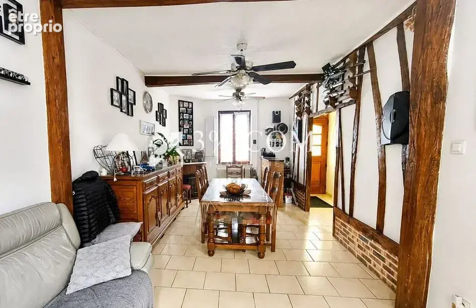 OISEMONT : Maison de village 90 m2 - 3 CH ( 4?) - sur terrai - photo 4