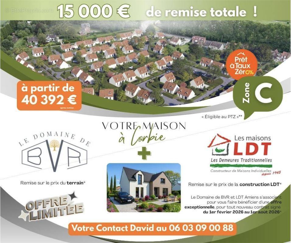 Terrain à CORBIE