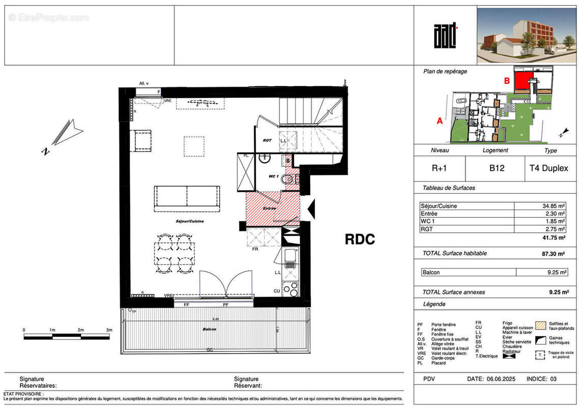 Appartement à TOULOUSE