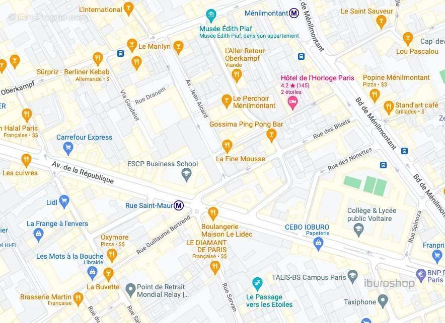 Commerce à PARIS-11E