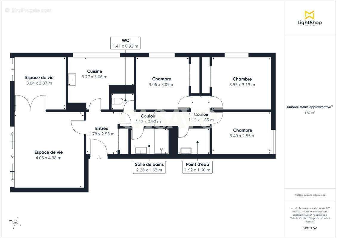 Appartement à RILLIEUX-LA-PAPE