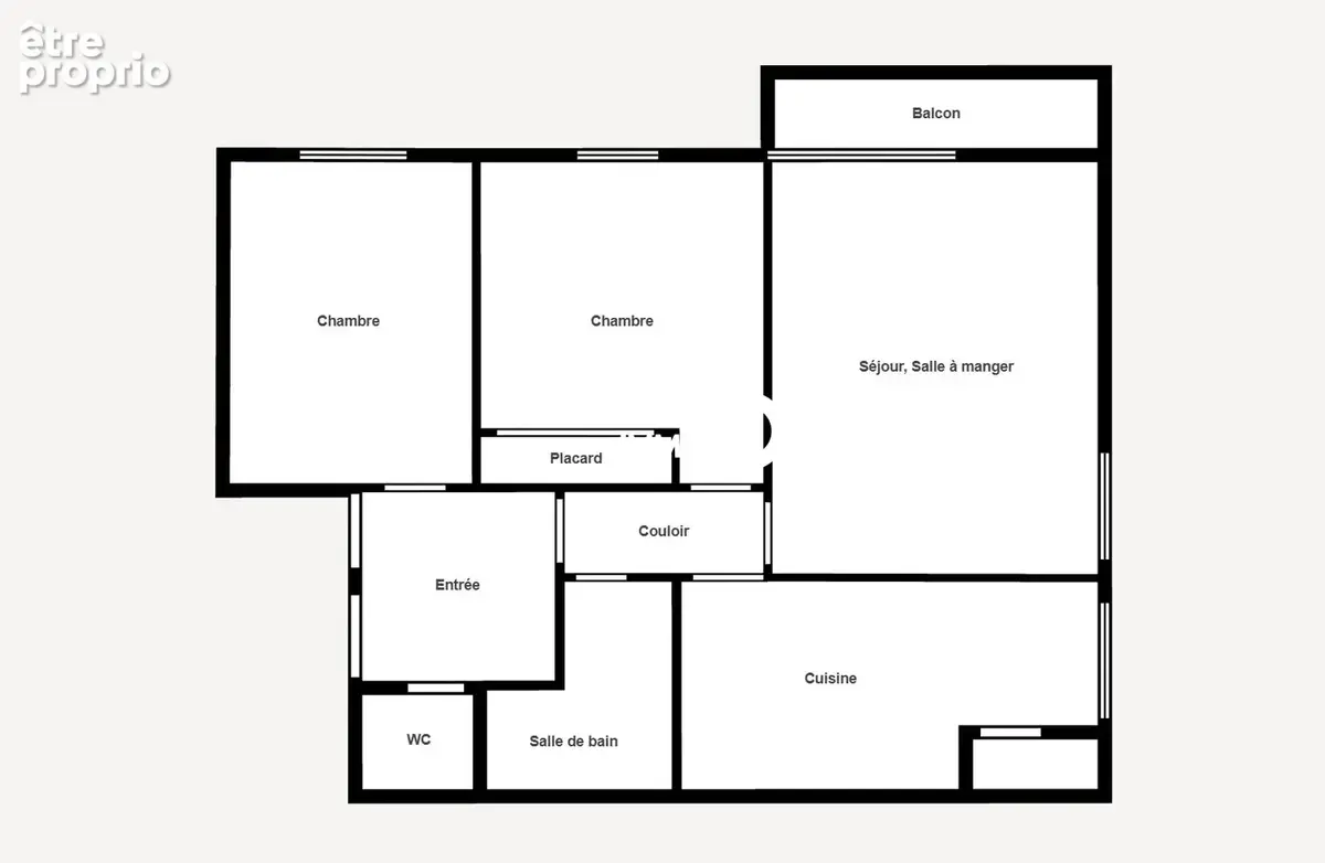 A Vendre Brest Kerichen Appartement T3 60m² 2 Chambres Ascenseur Stationnement Balcon Vue Dégagée - photo 19