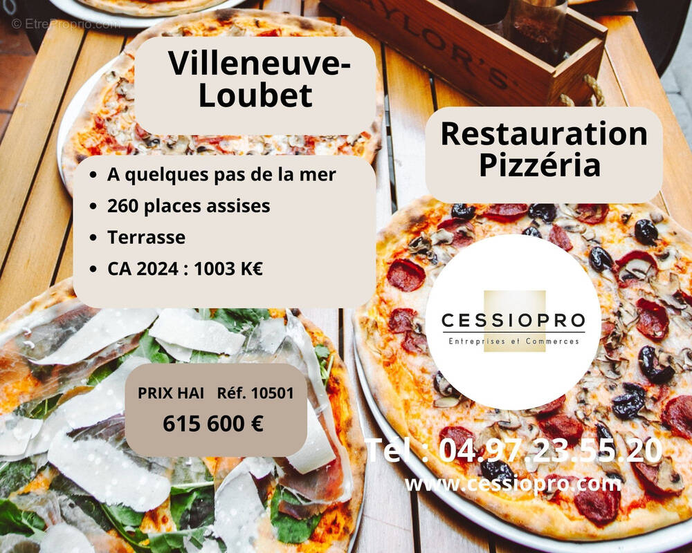 Commerce à VILLENEUVE-LOUBET