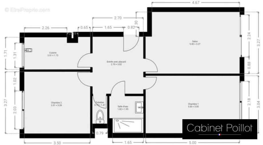 Appartement à PARIS-15E