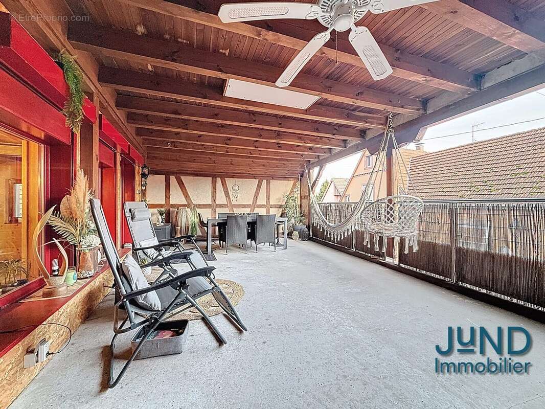 Terrasse - Appartement à SESSENHEIM