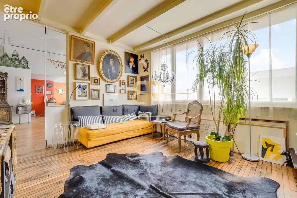Maison/loft sur trois niveaux (170m2), calme, lumineuse, dans un cadre verdoyant - photo 6