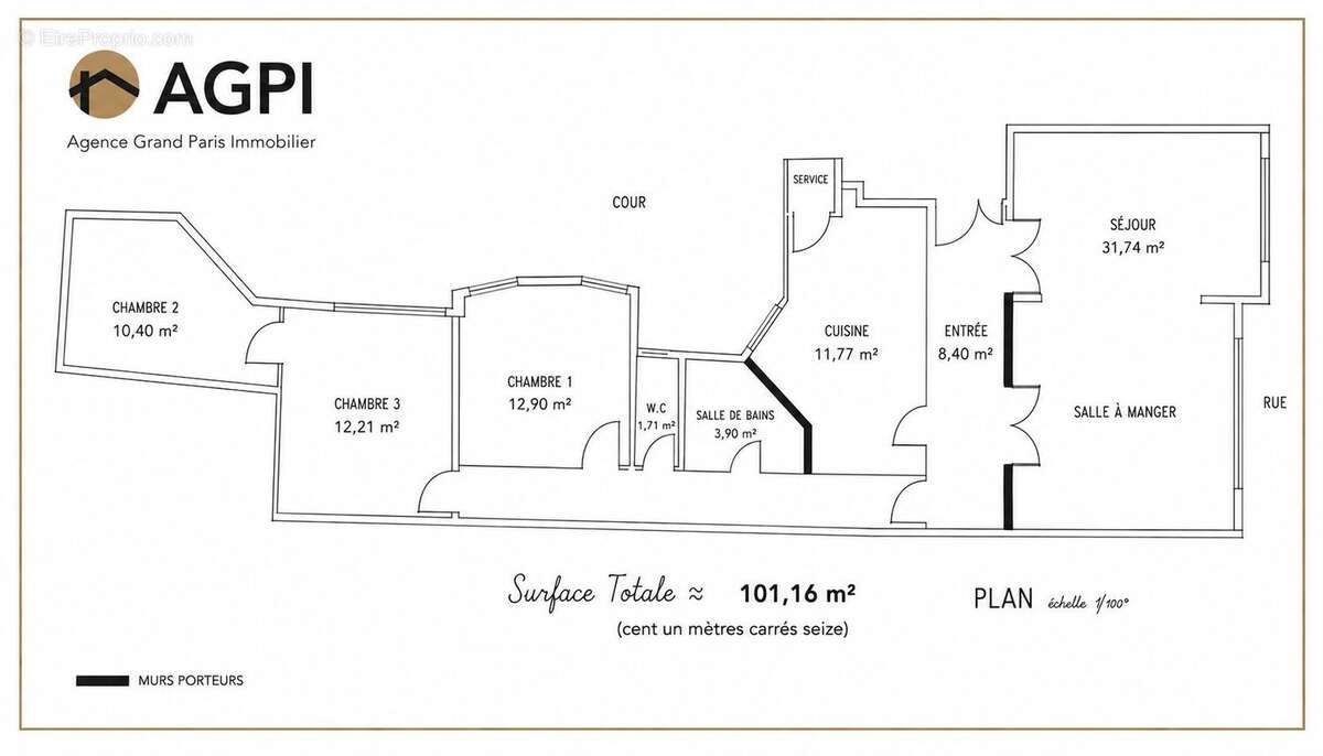 Appartement à PARIS-16E