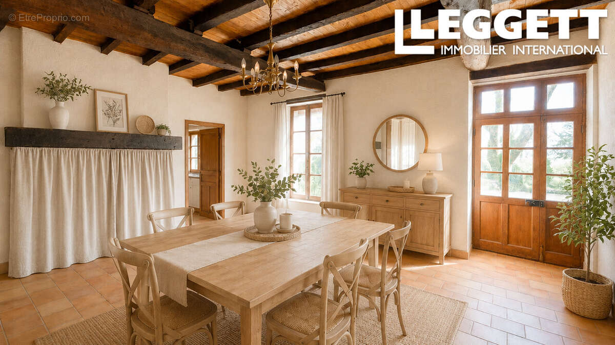 Saint Jean D'Ataux : Maison 5 chambres avec grange au calme - photo 7
