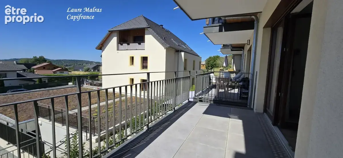 GROISY – A vendre beau T2 avec balcon, vue montagnes, cave, 2 stationnements privatifs - photo 5