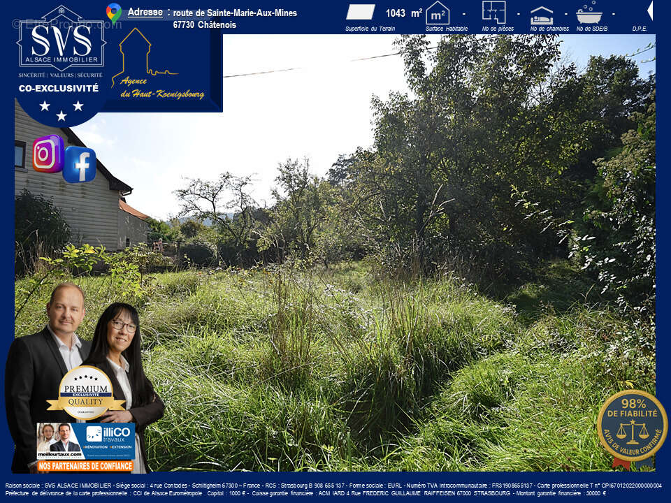 Terrain à CHATENOIS