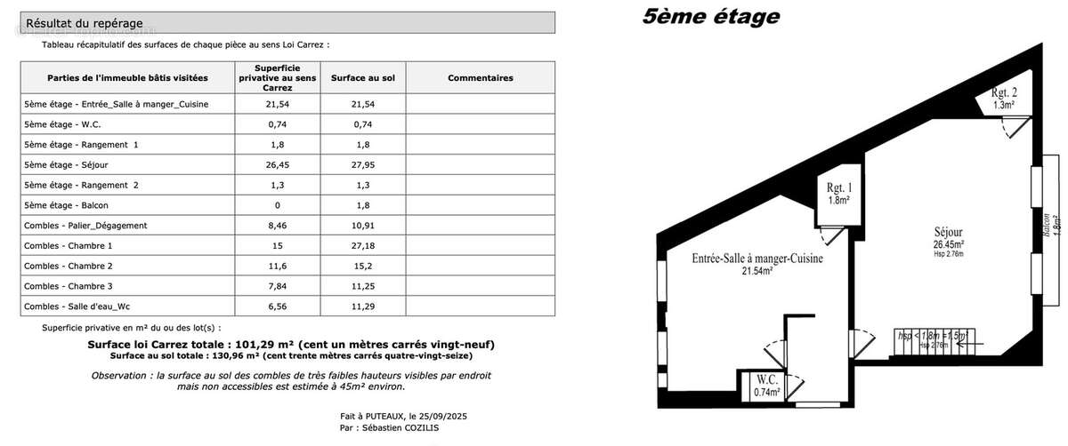 Appartement à PUTEAUX