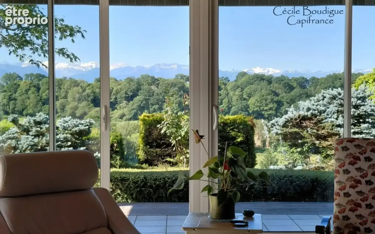 Entre Pau et Tarbes à 7 kms de Soumoulou Maison d'architecte belle vue sur Pyrénées 16000 m² de terrain - photo 11