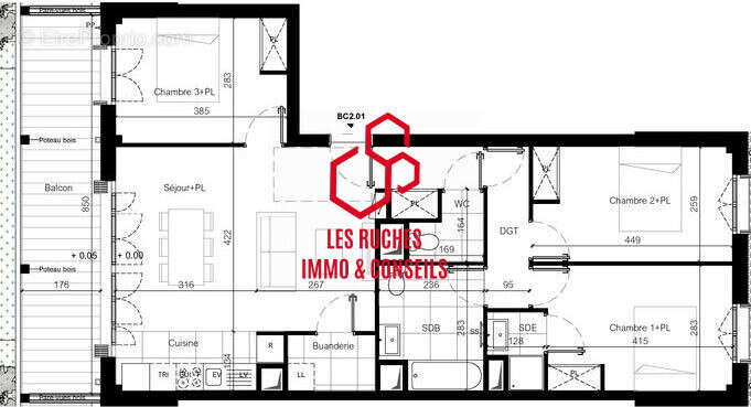 Appartement à BUSSY-SAINT-GEORGES