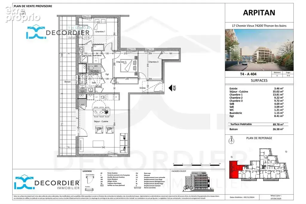 T4 neuf à vendre - thonon-les-bains (74200) - photo 2