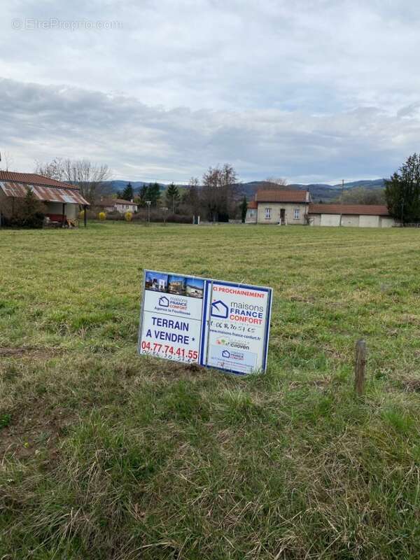 Terrain 1820 m² à Champdieu  - photo 3