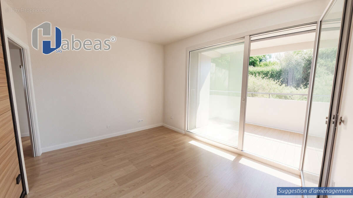 T3 avec 1 chambre plus 2 cabines , 64.83 m², Balcon 5,58m², Casier à Ski, cellier - photo 9