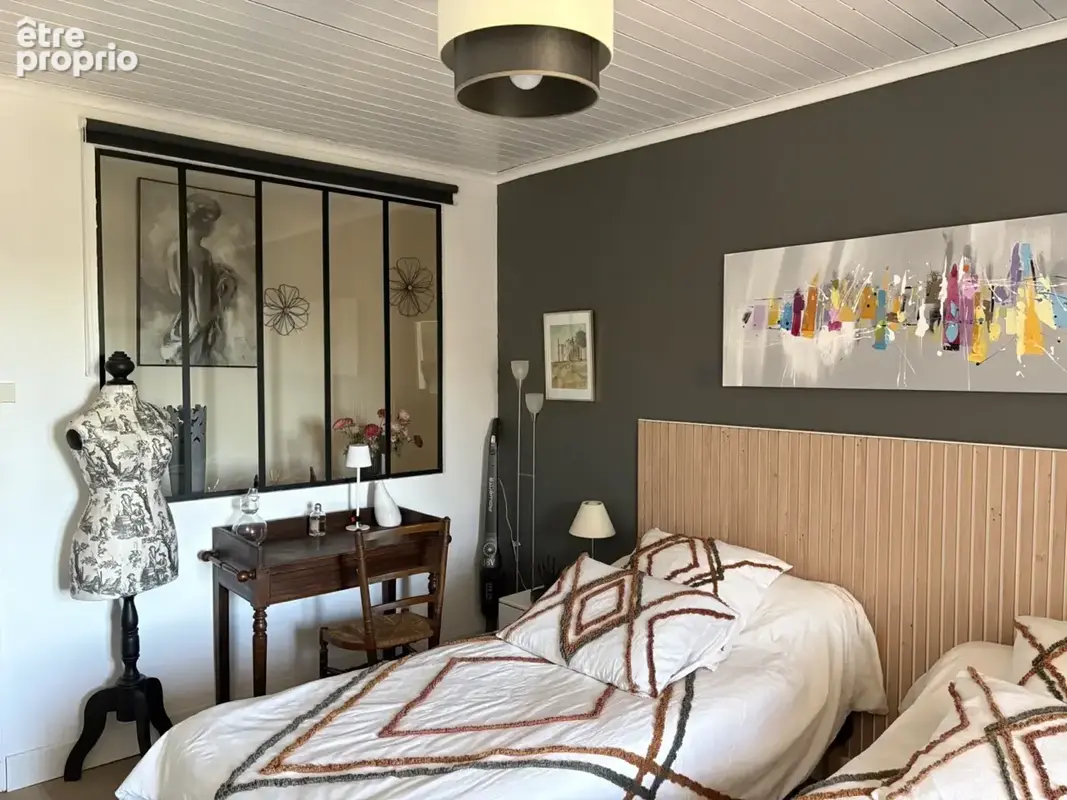 Meuzac : Fermette rénovée pleine de caractère avec gîte en cours d’aménagement, piscine hors-sol et grange - photo 18