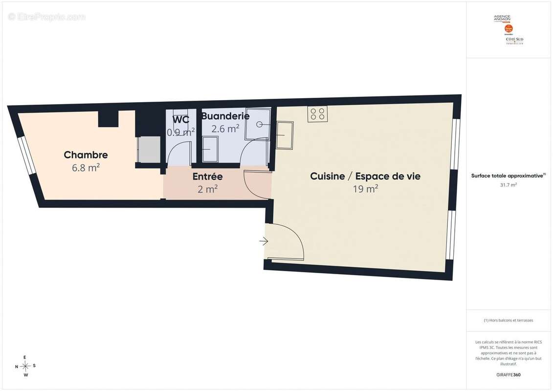 Appartement 31 m² à Avignon  - photo 9