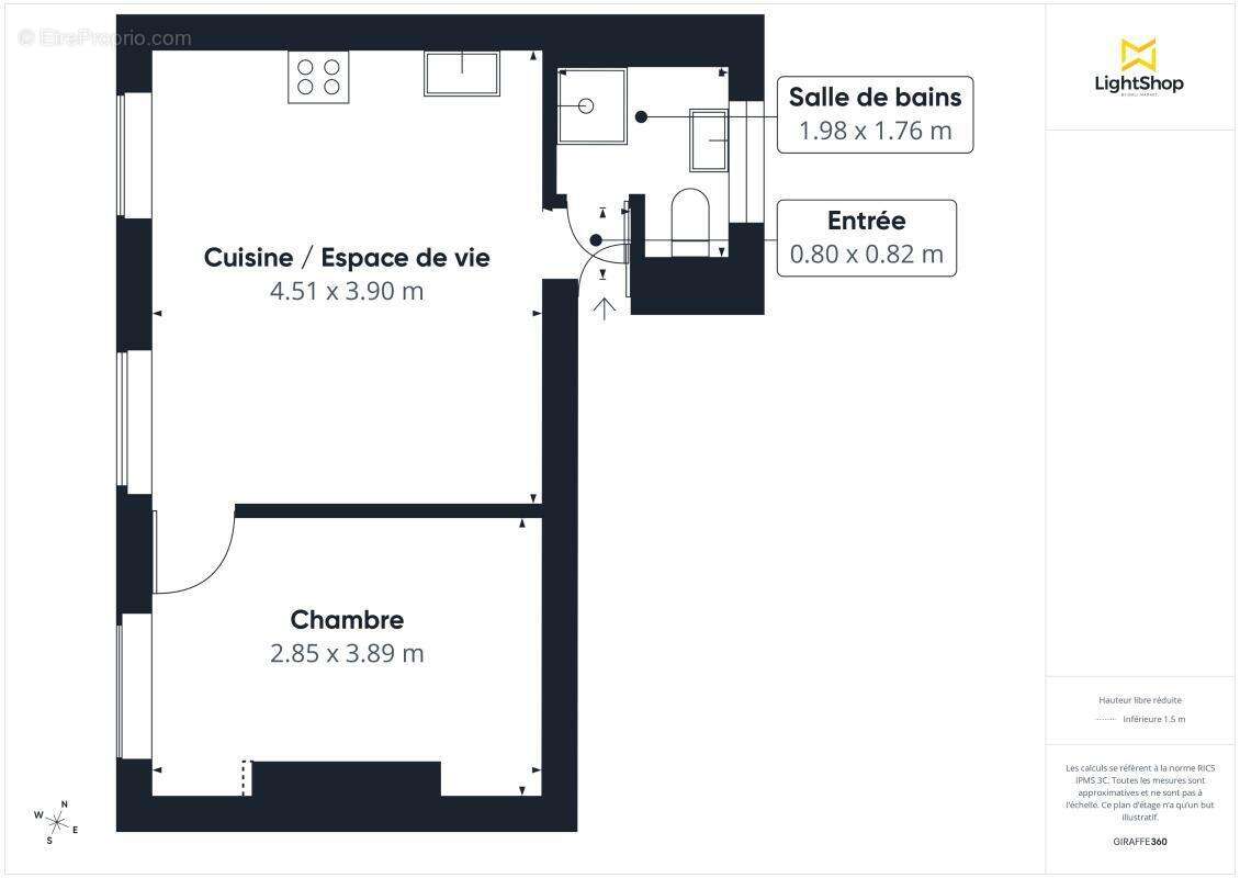 Appartement à PARIS-17E