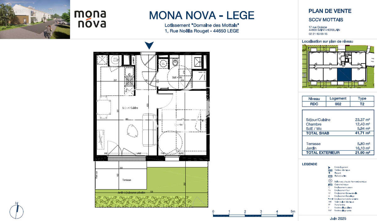 Appartement à LEGE