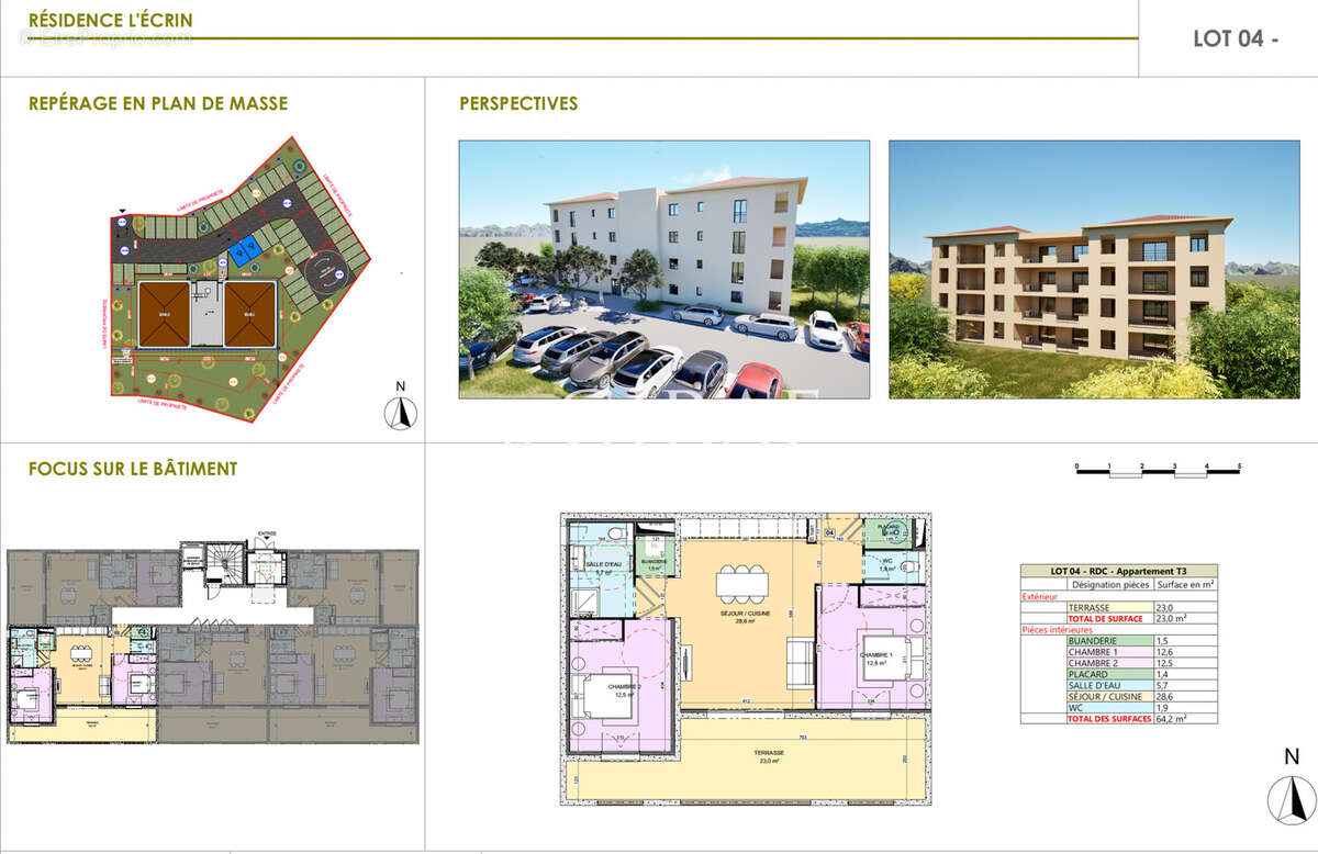 Porto-vecchio, à 5 mn de la ville, votre appartement T3, Résidence L'écrin … - photo 3