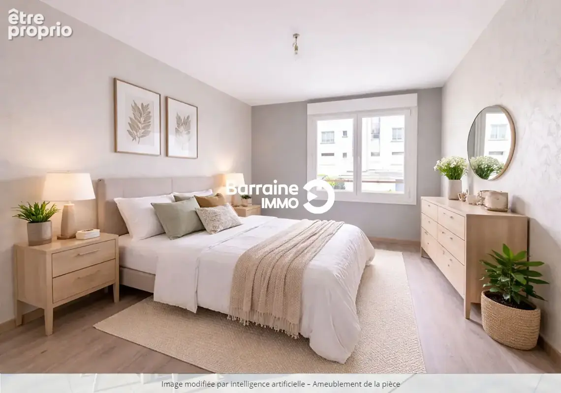A vendre lorient hyper centre - appartement t3 68 m²-ascenseur balcon - photo 10