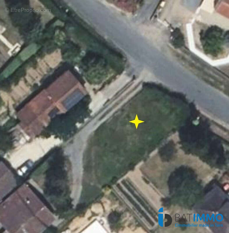 Vue aérienne - Terrain à ALBI