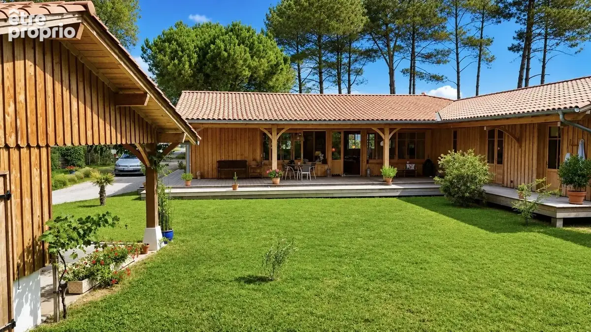 Ensemble immobilier dont villa ossature bois de type t4 de 165  +  dependance de 120 m2 - photo 25