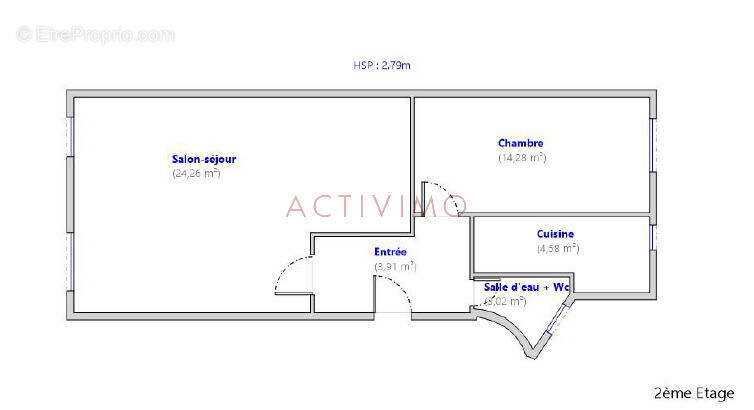 Appartement à PARIS-9E